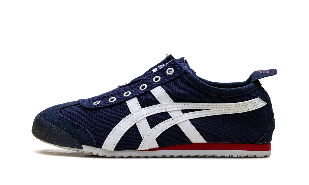 Onitsuka Tiger Mexico 66 Slip-On Sneakers - Navy Off-White Red