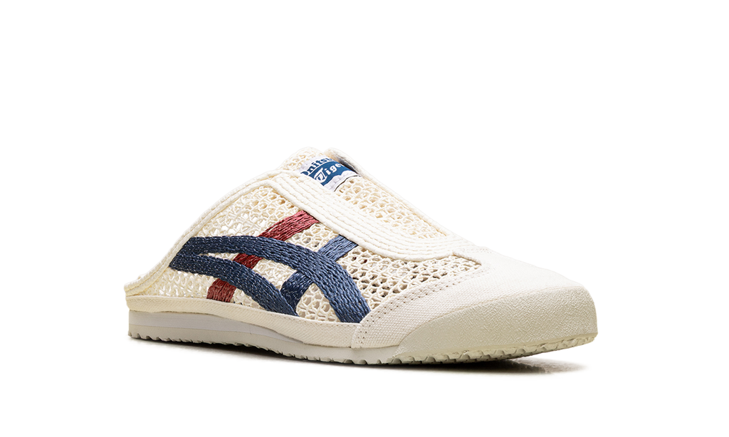 Onitsuka Tiger Mexico 66 Sabot Mules - Cream Mako Blue Red