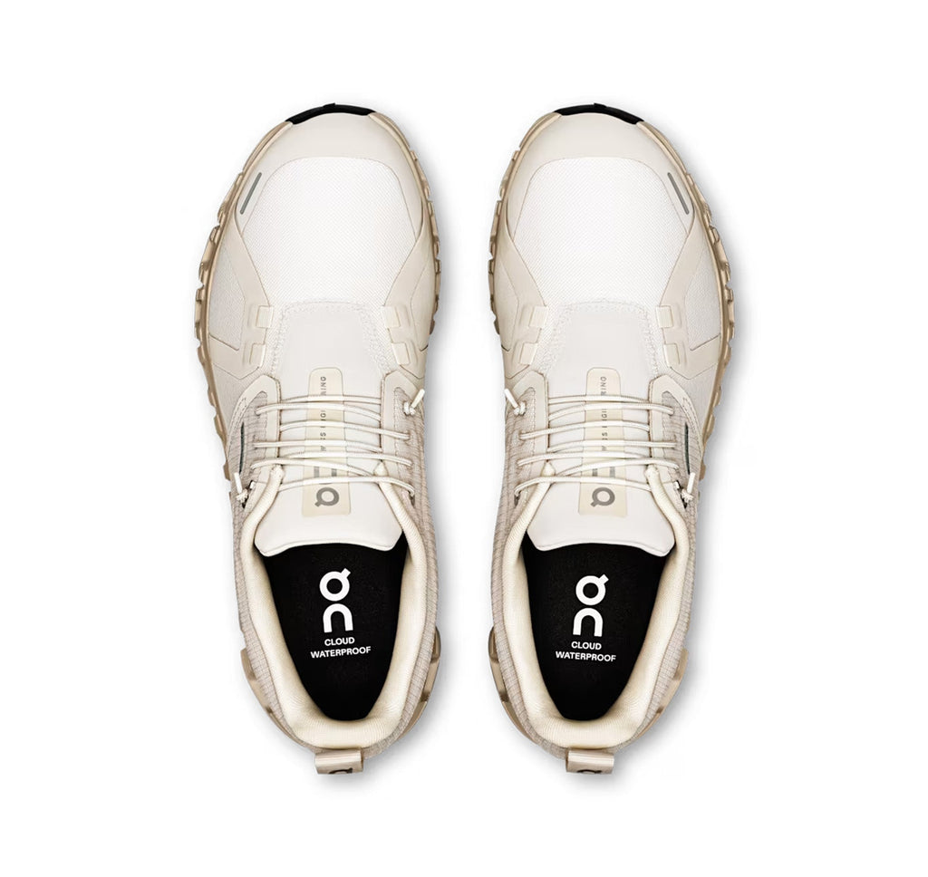 ON Women's Cloud 6 Waterproof Pearl/Cream