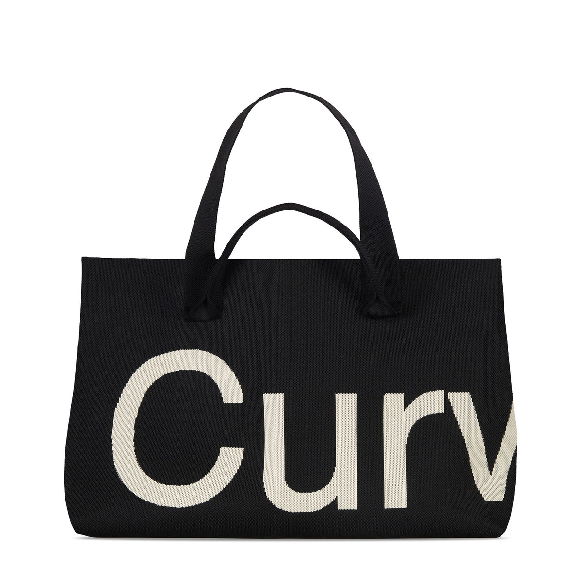 Curves Knit Tote (Black) - view 1