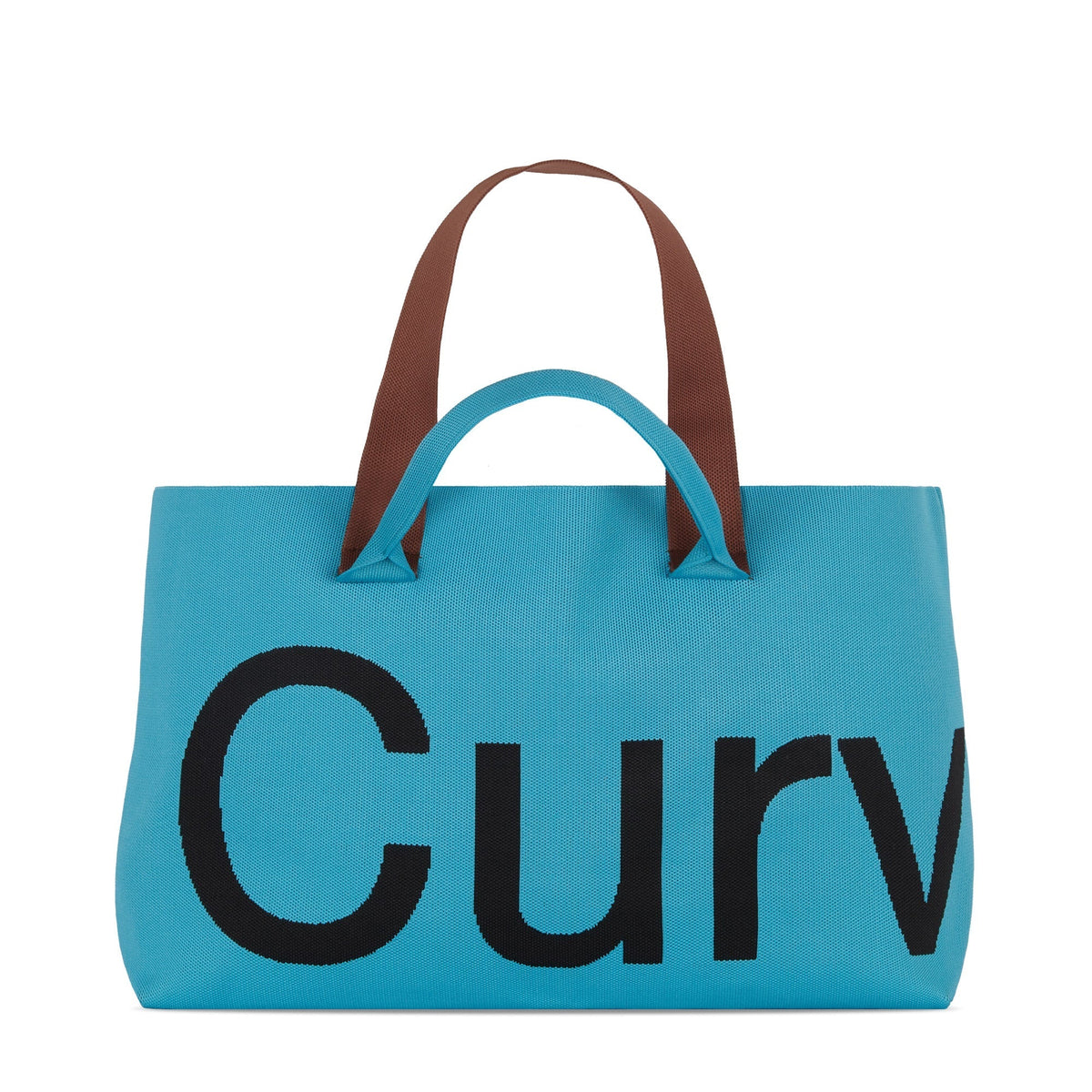 Curves Knit Tote (Cerulean) - view 1
