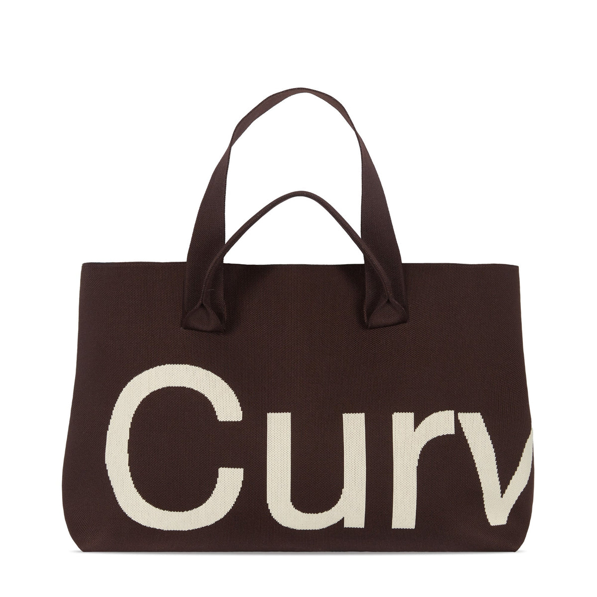 Curves Knit Tote (Chocolate) - view 1