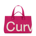 Curves Knit Tote (Raspberry) - view 1