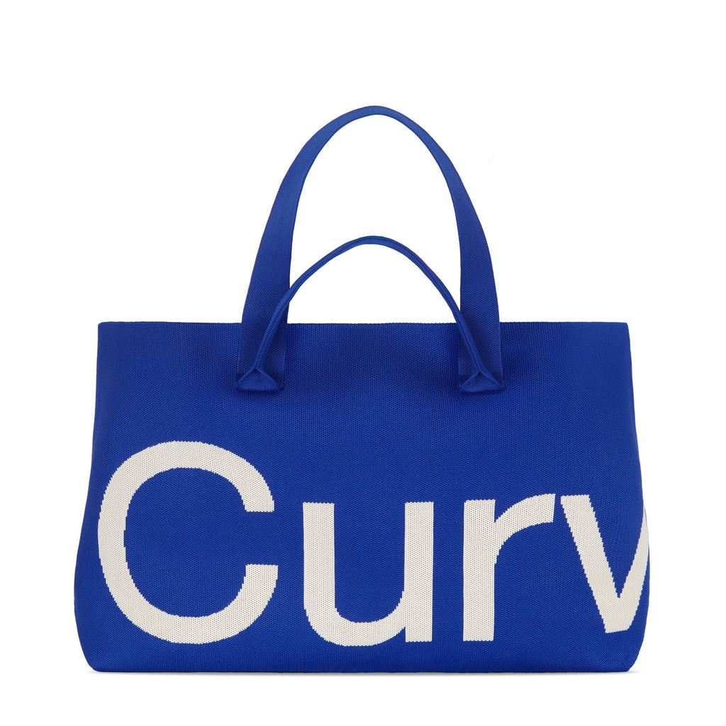 Curves Knit Tote (Sapphire) - view 1