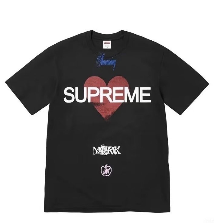 Supreme Heart Graphic Short-Sleeve T-Shirt — hero