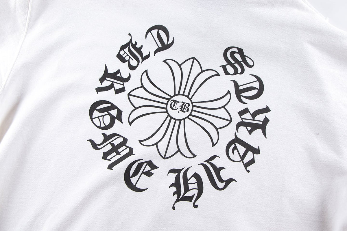 Chrome Hearts Flower Back Graphic Hoodie — detail
