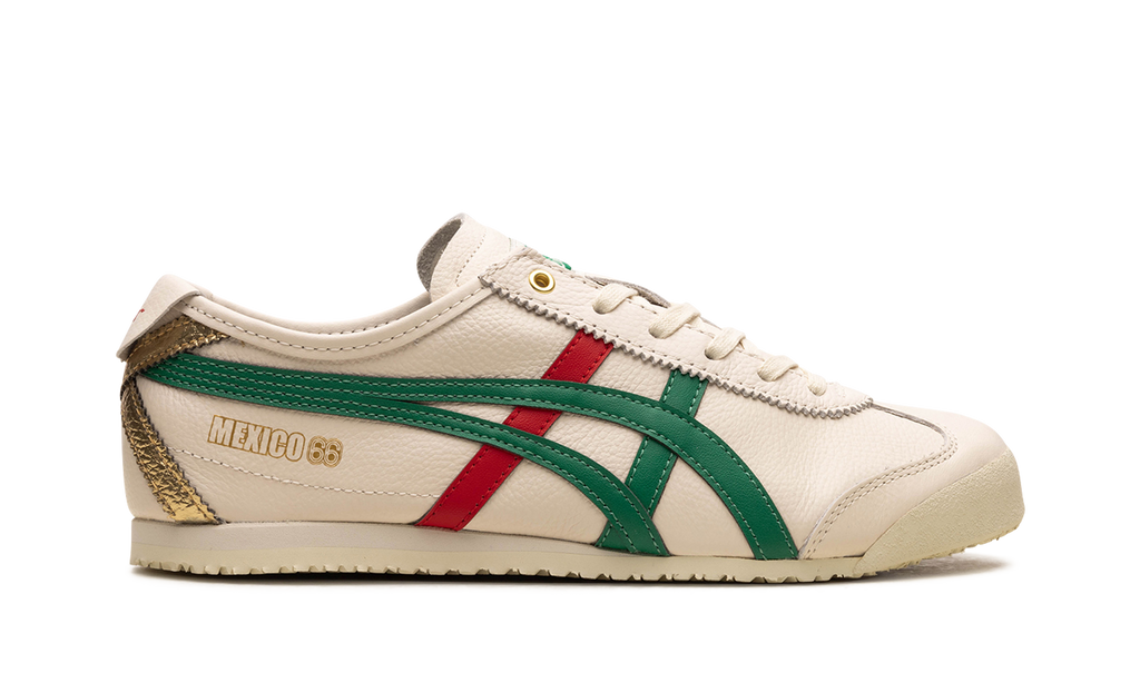 Onitsuka Tiger Mexico 66 Sneakers - Birch Kale Red Gold | 1183B511 200