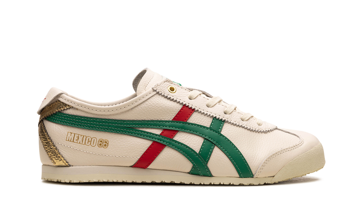 Onitsuka Tiger Mexico 66 Sneakers - Birch Kale Red Gold | 1183B511 200