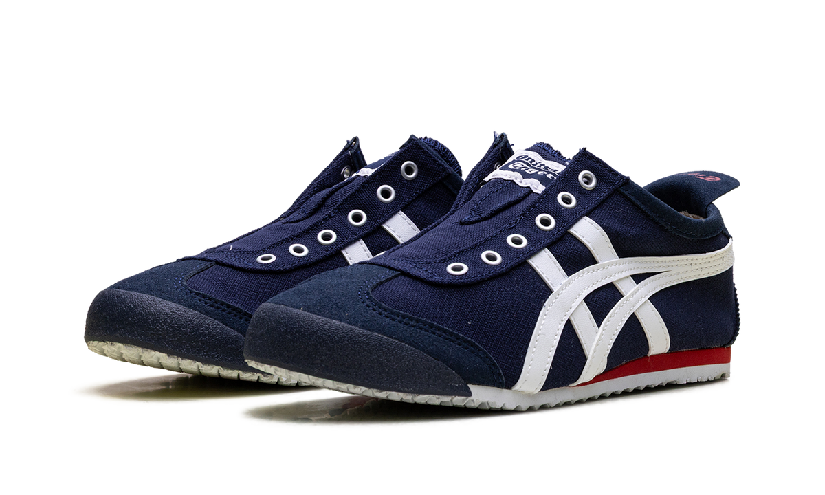 Onitsuka Tiger Mexico 66 Slip-On Sneakers - Navy Off-White Red