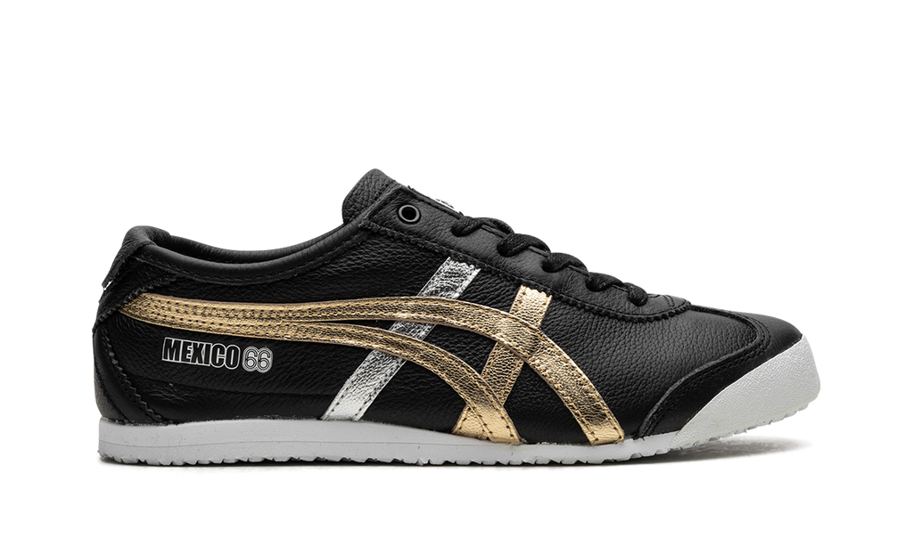 Onitsuka Tiger Mexico 66 Sneakers - Black Gold Silver | D5V2L 9094