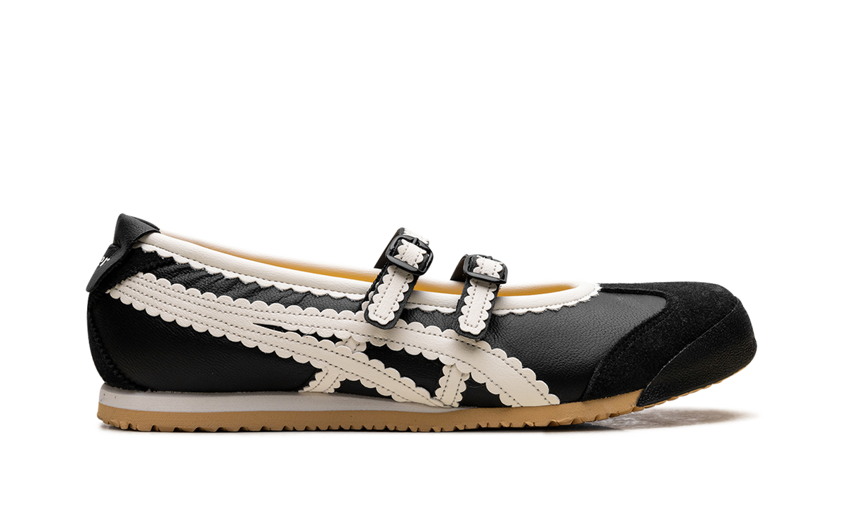 Onitsuka Tiger Mexico 66 TGRS Women's Ballet Flats - Black Cream