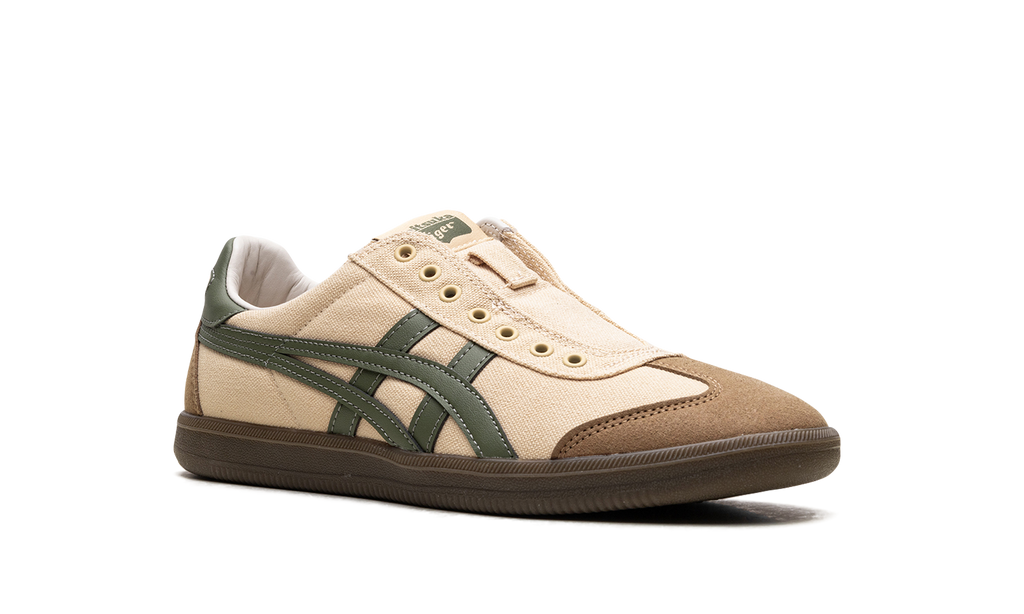 Onitsuka Tiger Tokuten Slip-On Sneakers - Beige Brown Green