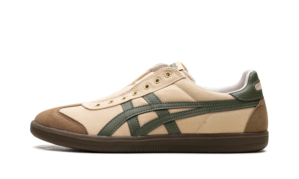 Onitsuka Tiger Tokuten Slip-On Sneakers - Beige Brown Green