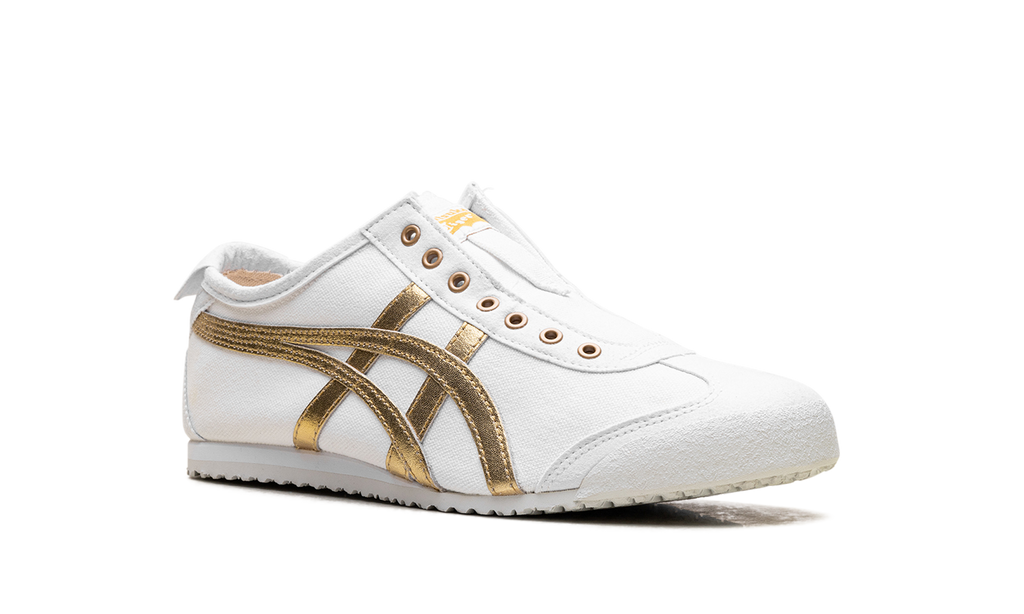Onitsuka Tiger Mexico 66 Slip-On Sneakers - White Pure Gold