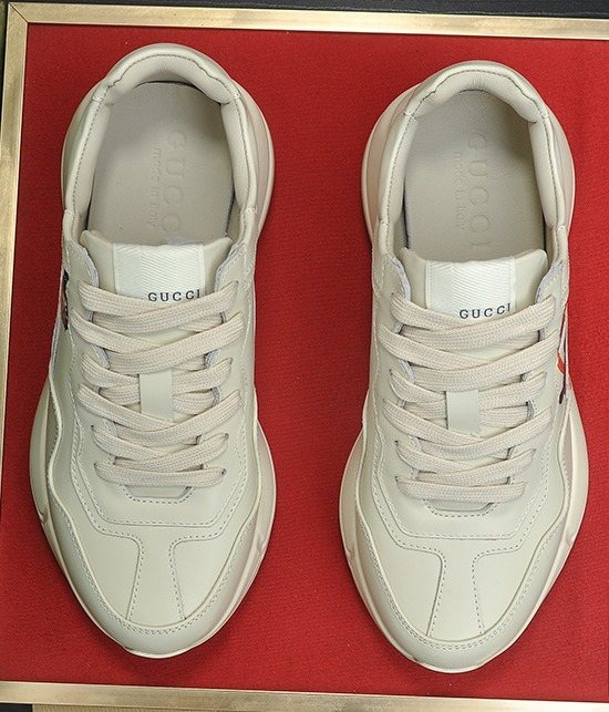 Gucci White Chunky Sneakers — hero