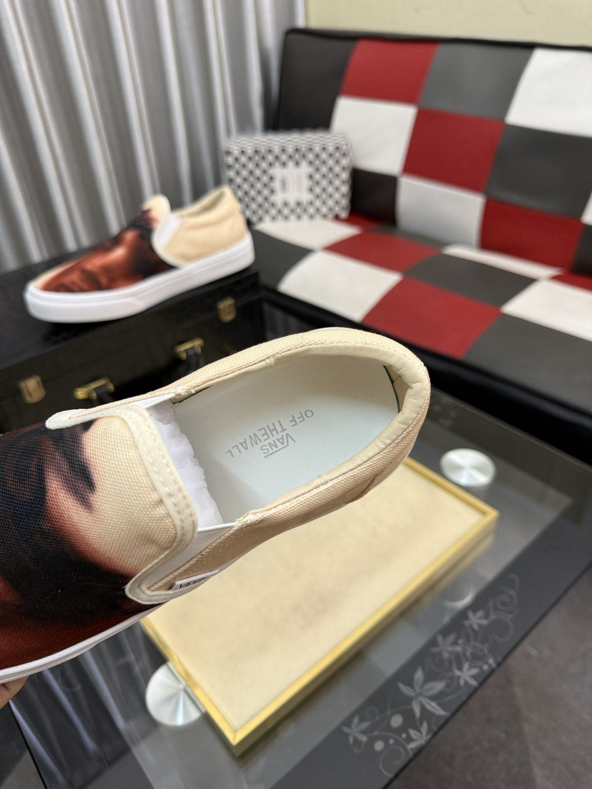 Vans Graphic Slip-On Sneakers — detail