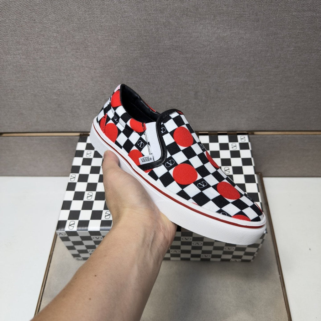 Vans Checkerboard Slip-On Shoes — model