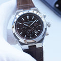 Vacheron Constantin Silver Brown Dial Strap Watch — hero