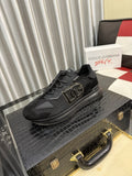 Dolce & Gabbana Black Paneled Sneakers — hero