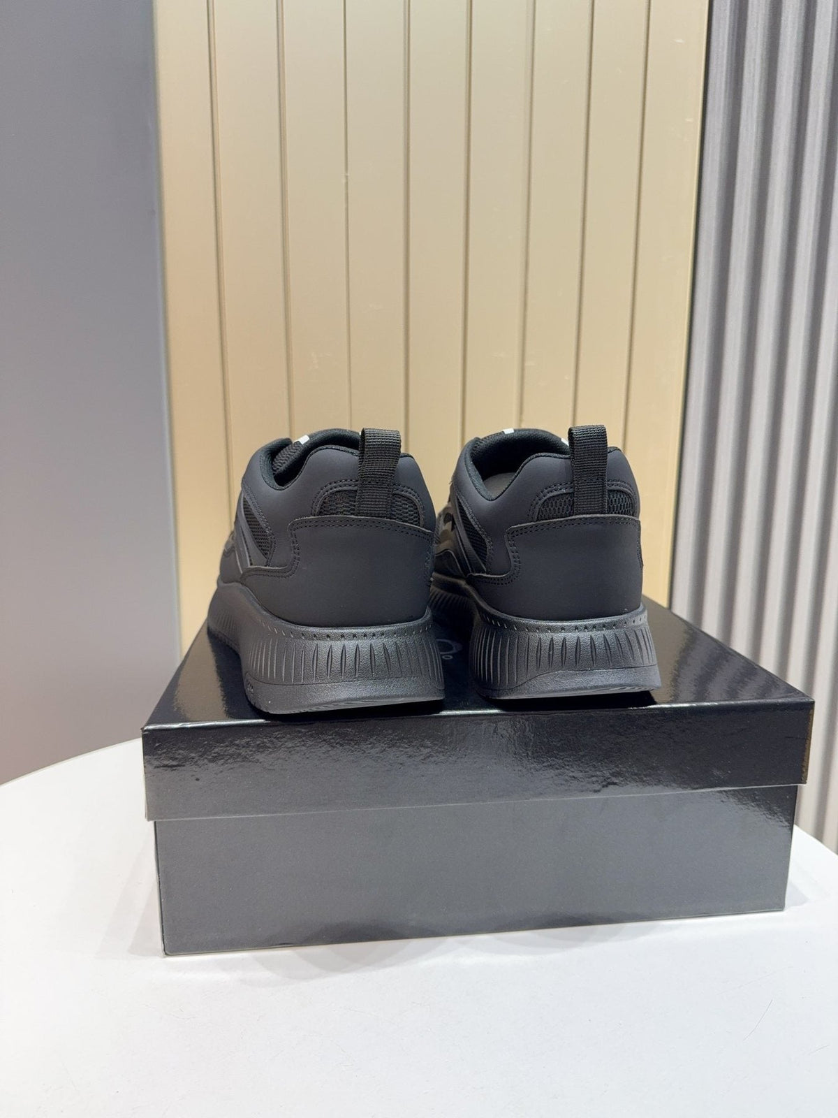 BOSS Black Low-Top Sneakers — back