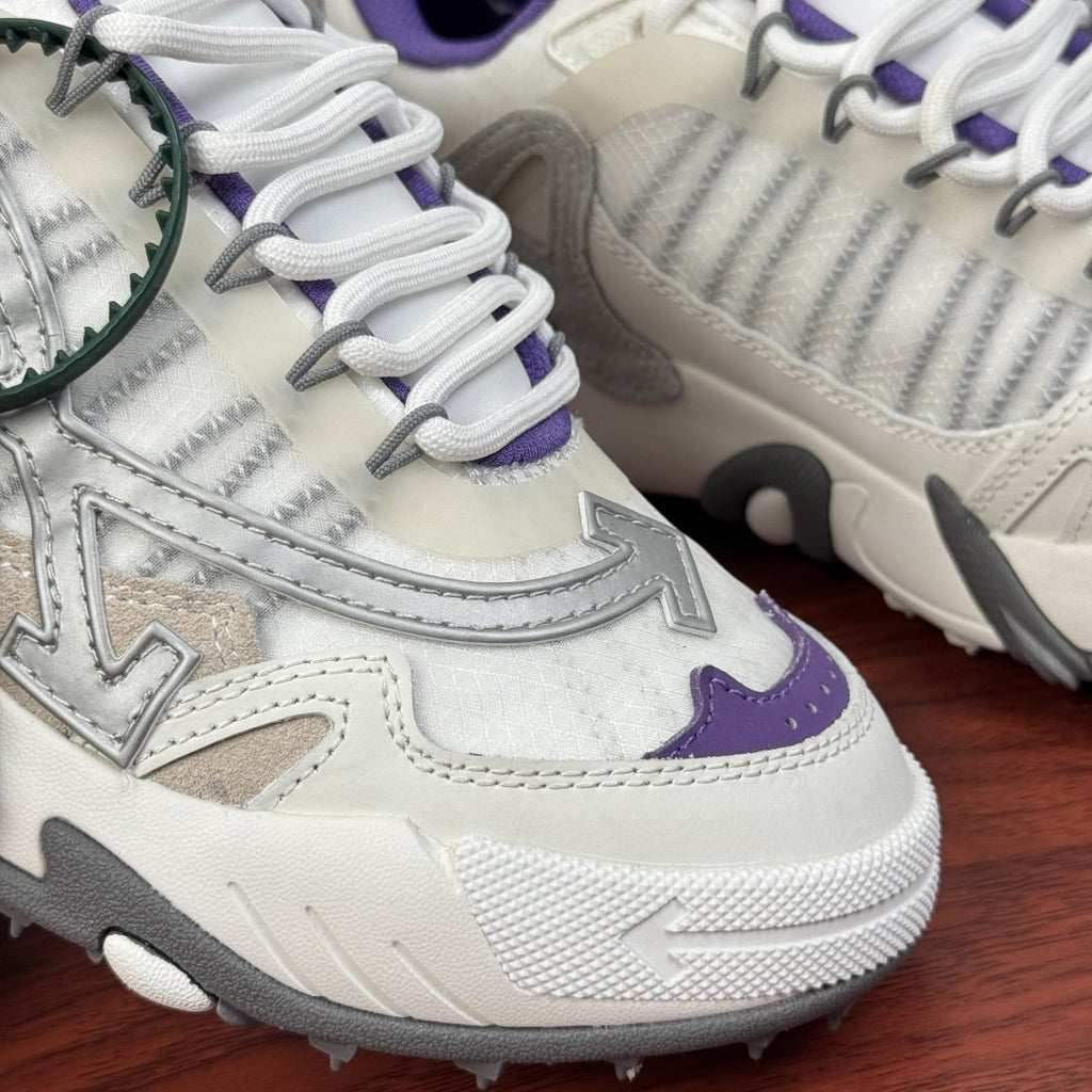 Off-White ODSY-1000 White Purple Sneakers — detail