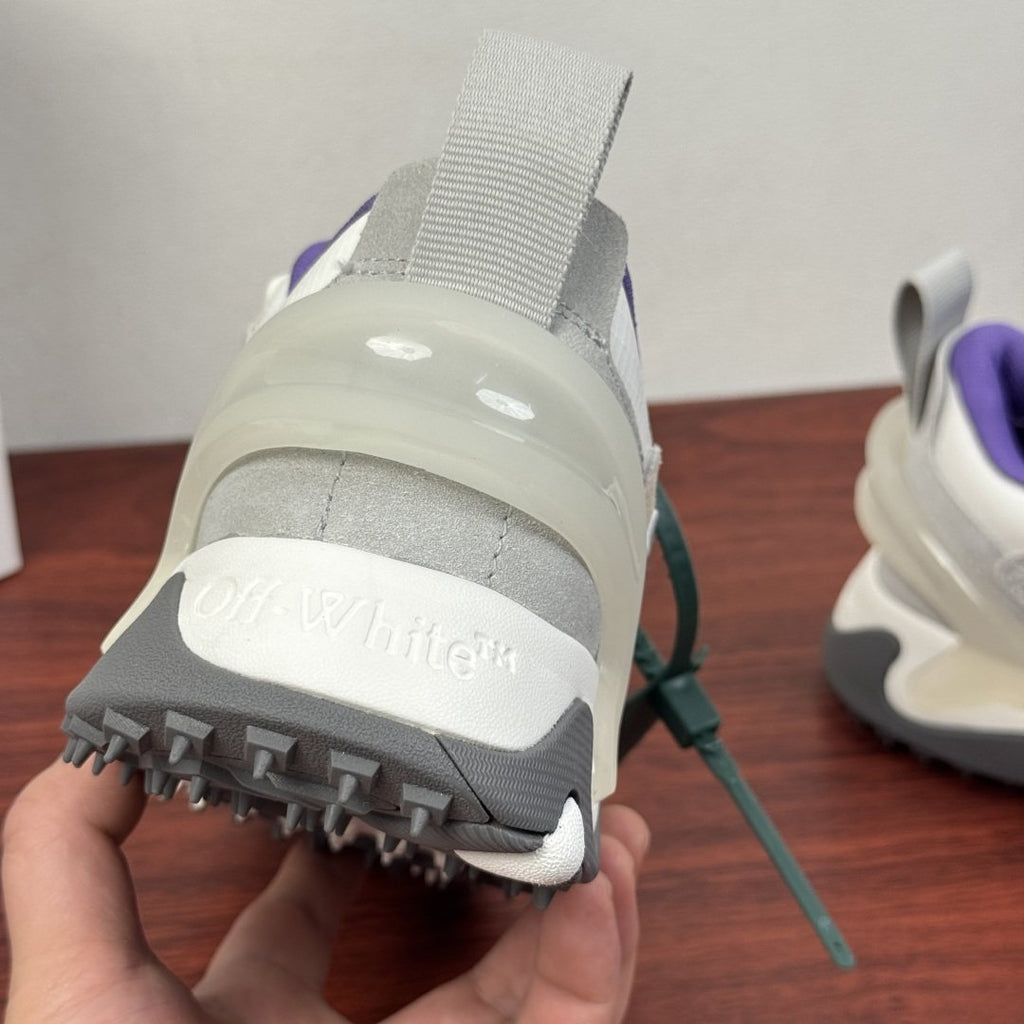 Off-White ODSY-1000 White Purple Sneakers — back