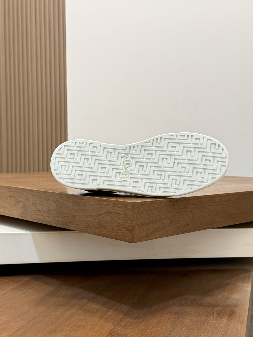 Gucci Web Stripe Slip-On Sneakers — detail