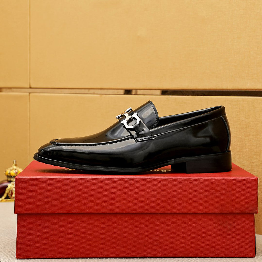 Louis Vuitton Black Bit Loafers — side