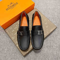 Hermès Black Bar Loafers — hero