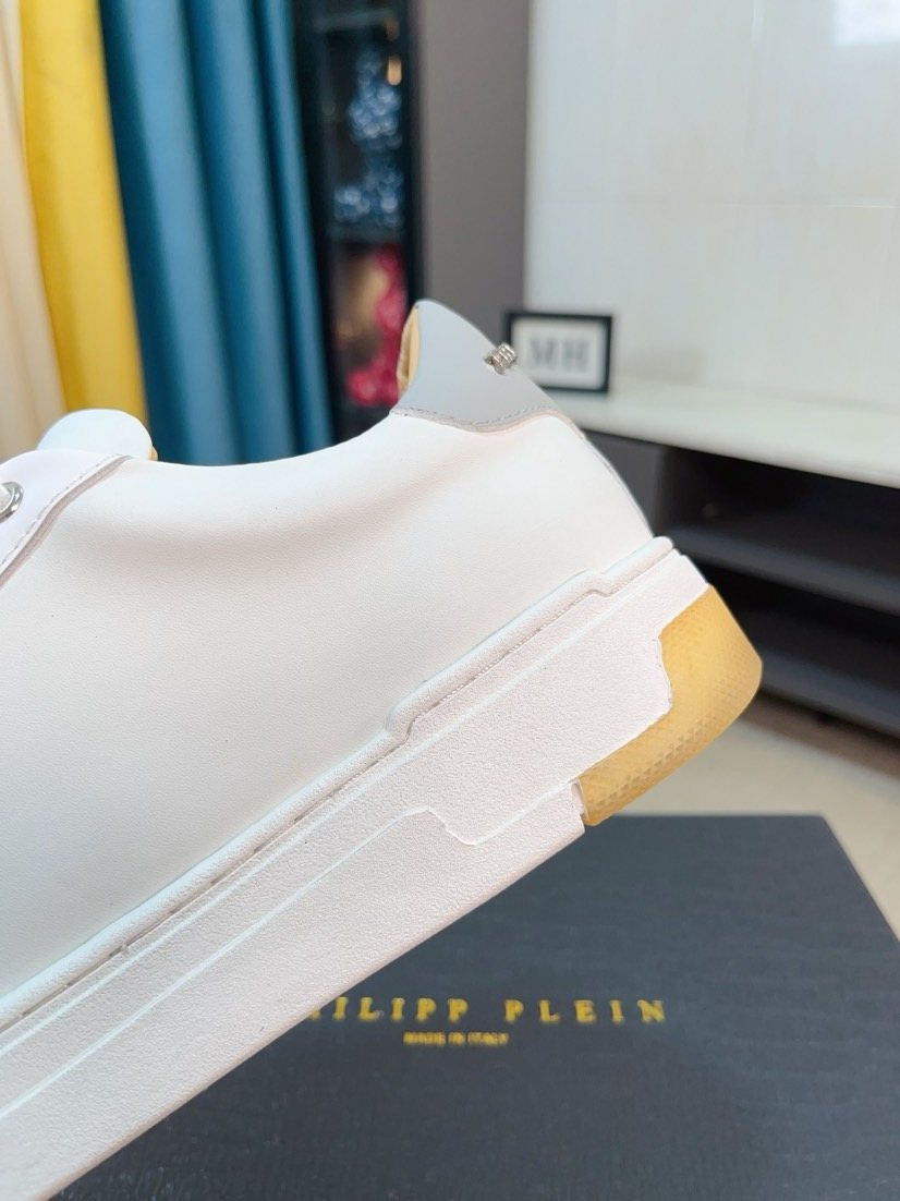 Philipp Plein White Gum Sole Sneakers — detail