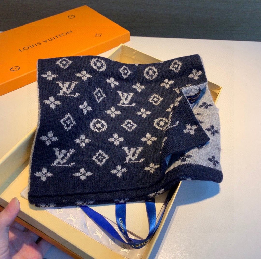 Louis Vuitton Reversible Monogram Scarf — front