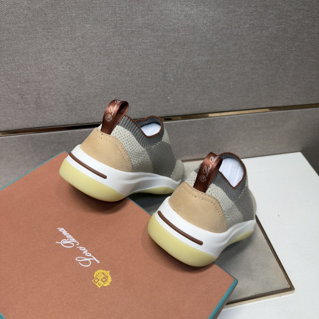 Men’s Knit-Look Slip-On Sneakers — back