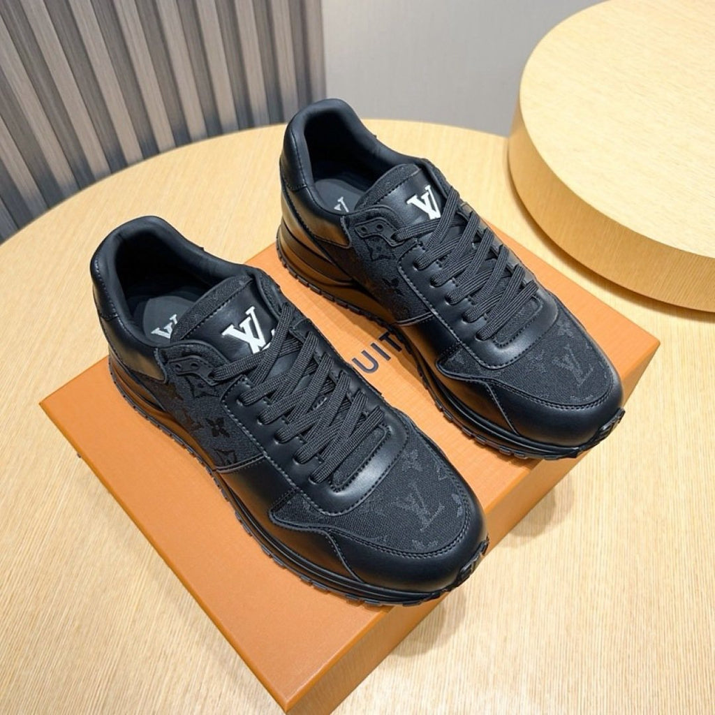 Louis Vuitton Black & Dark Gray Low-Top Sneakers — hero