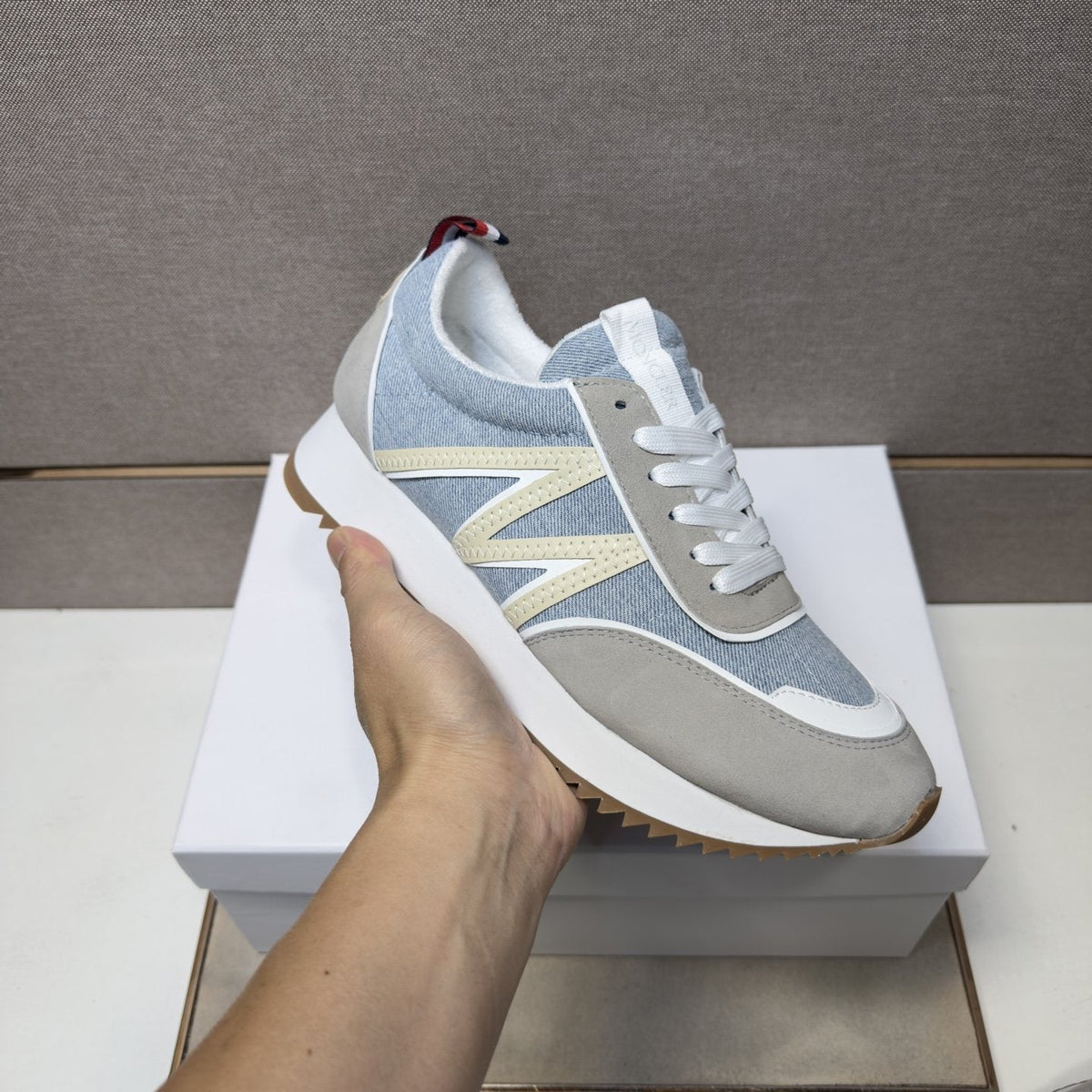Moncler N-Panel Low-Top Sneakers — model