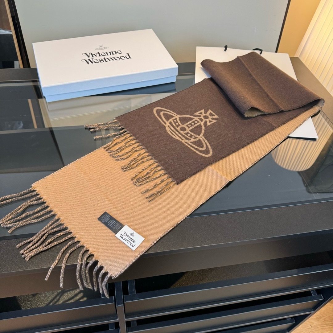 Vivienne Westwood Orb Fringed Scarf — hero