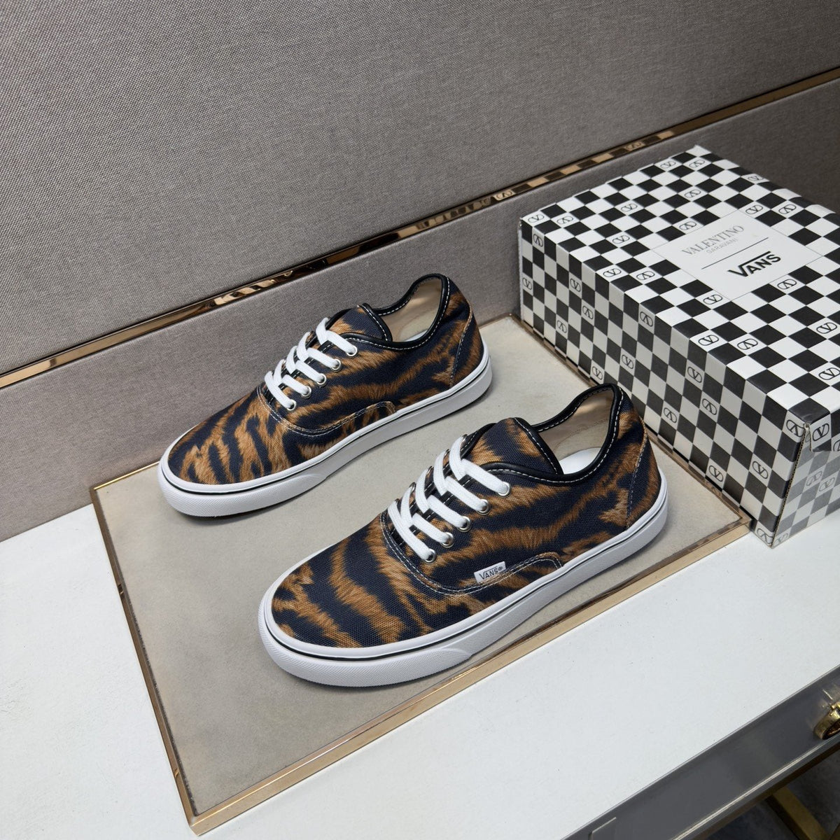 Vans Tiger Stripe Low-Top Sneakers — front