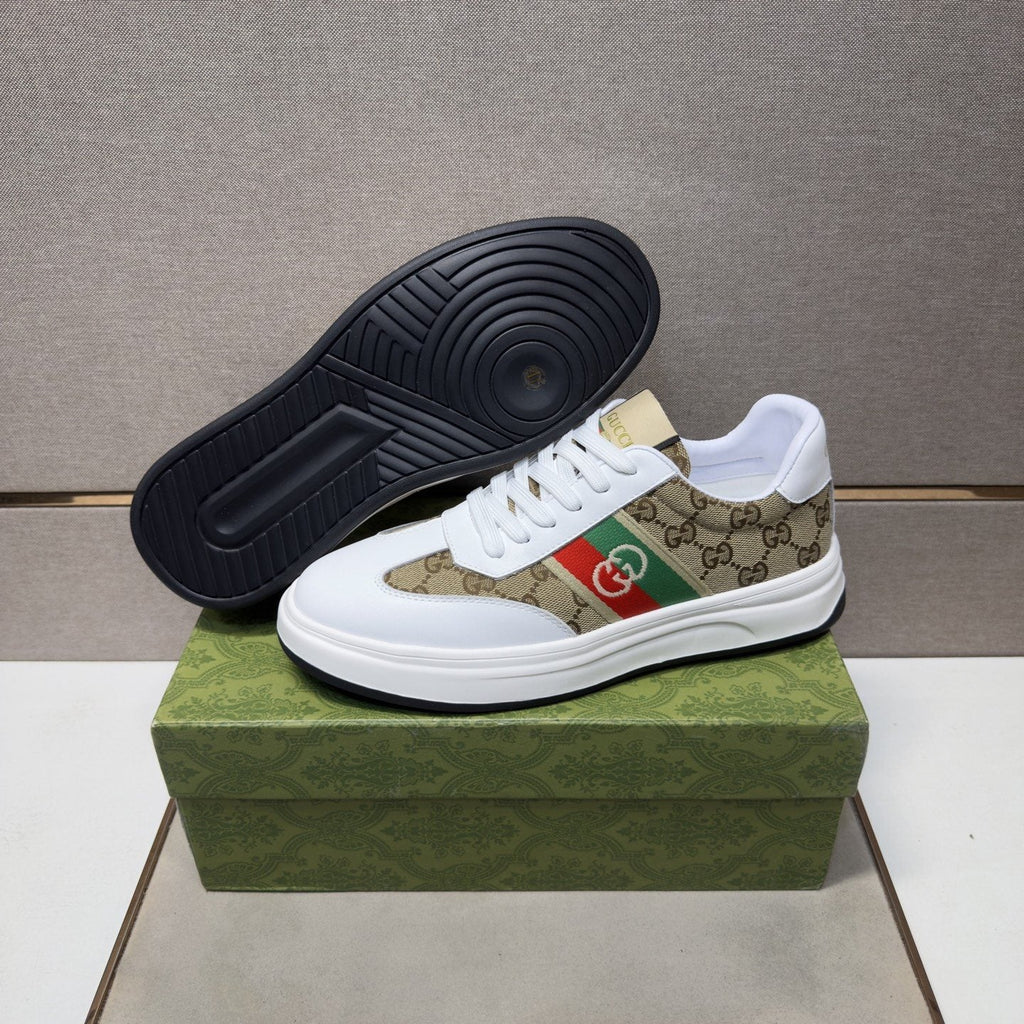 Gucci Web Stripe Low-Top Sneakers — back