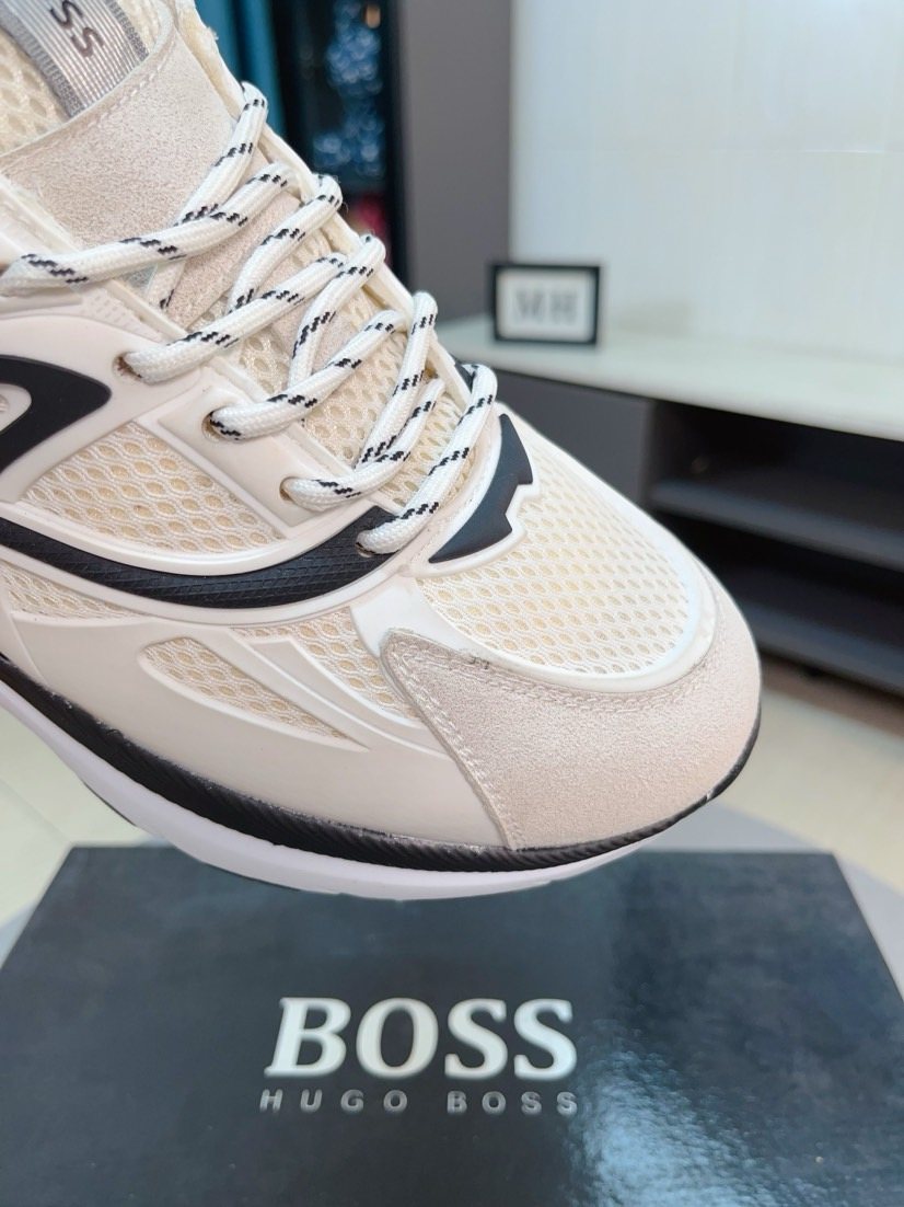 Hugo Boss Mesh Panel Sneakers — detail