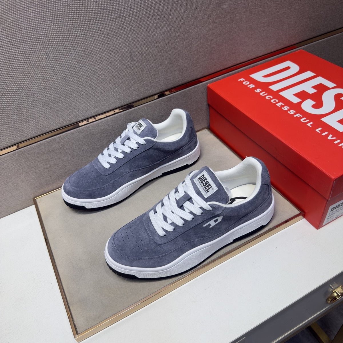 DIESEL Multi-Panel Casual Sneakers — side