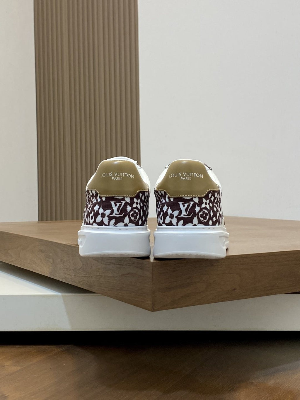 Louis Vuitton Monogram Panel Low-Top Sneakers — back