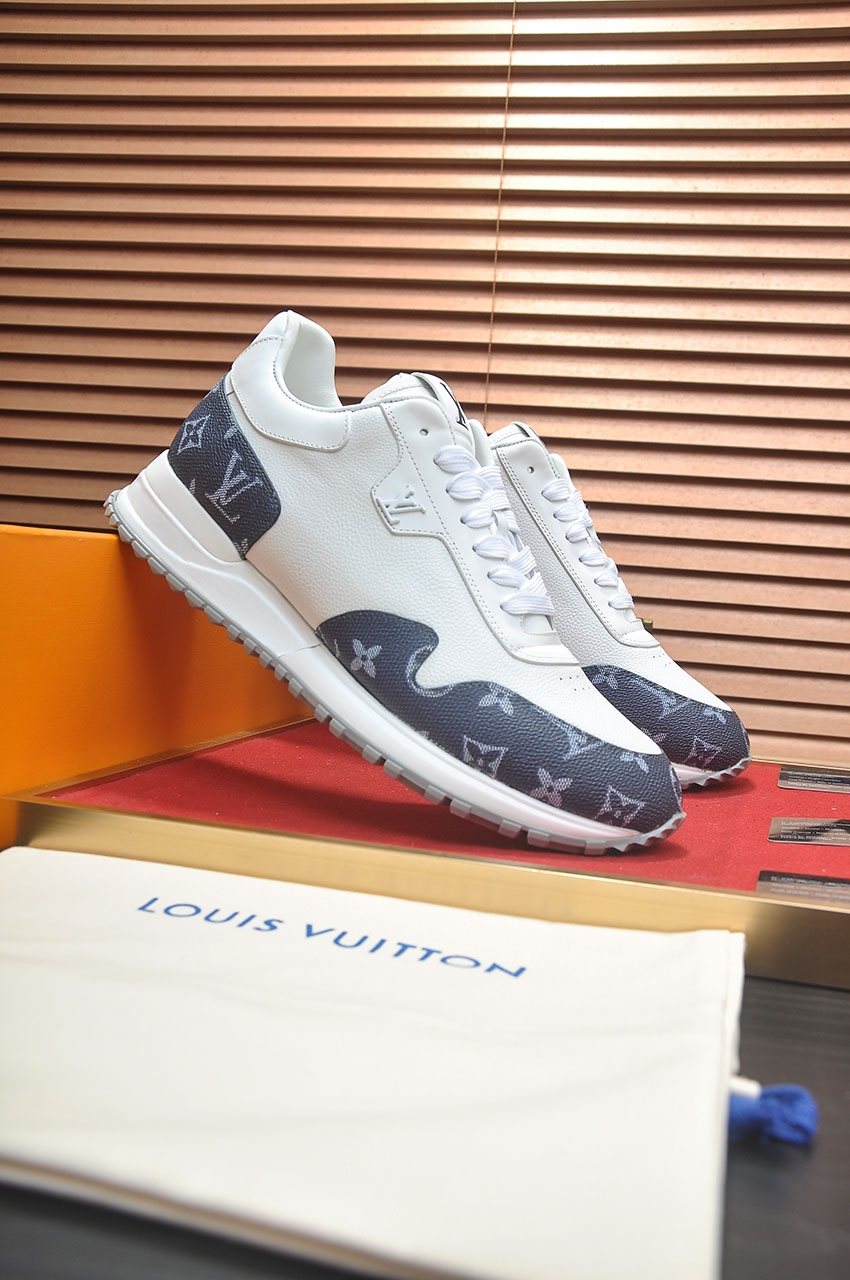 Louis Vuitton Monogram Panel Low-Top Sneakers — side
