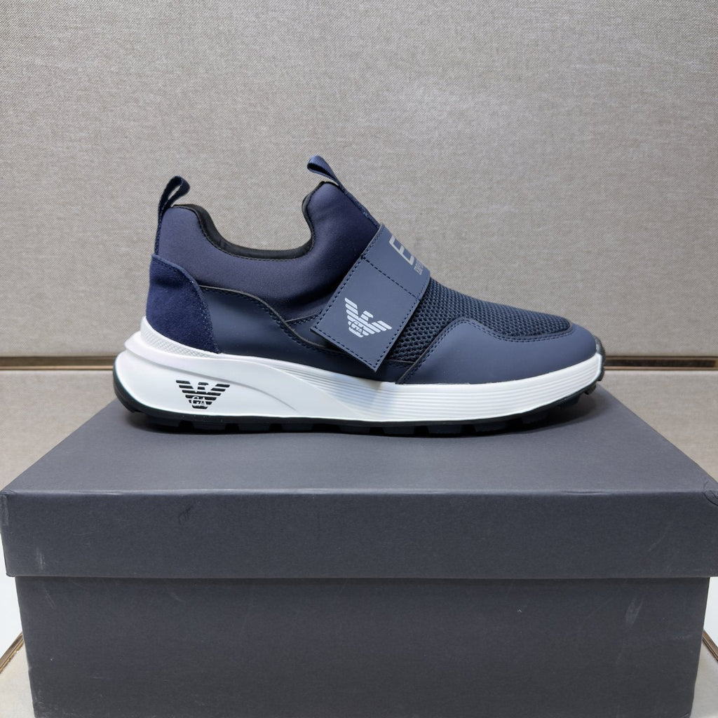 Emporio Armani EA7 Mesh Slip-On Sneakers — hero