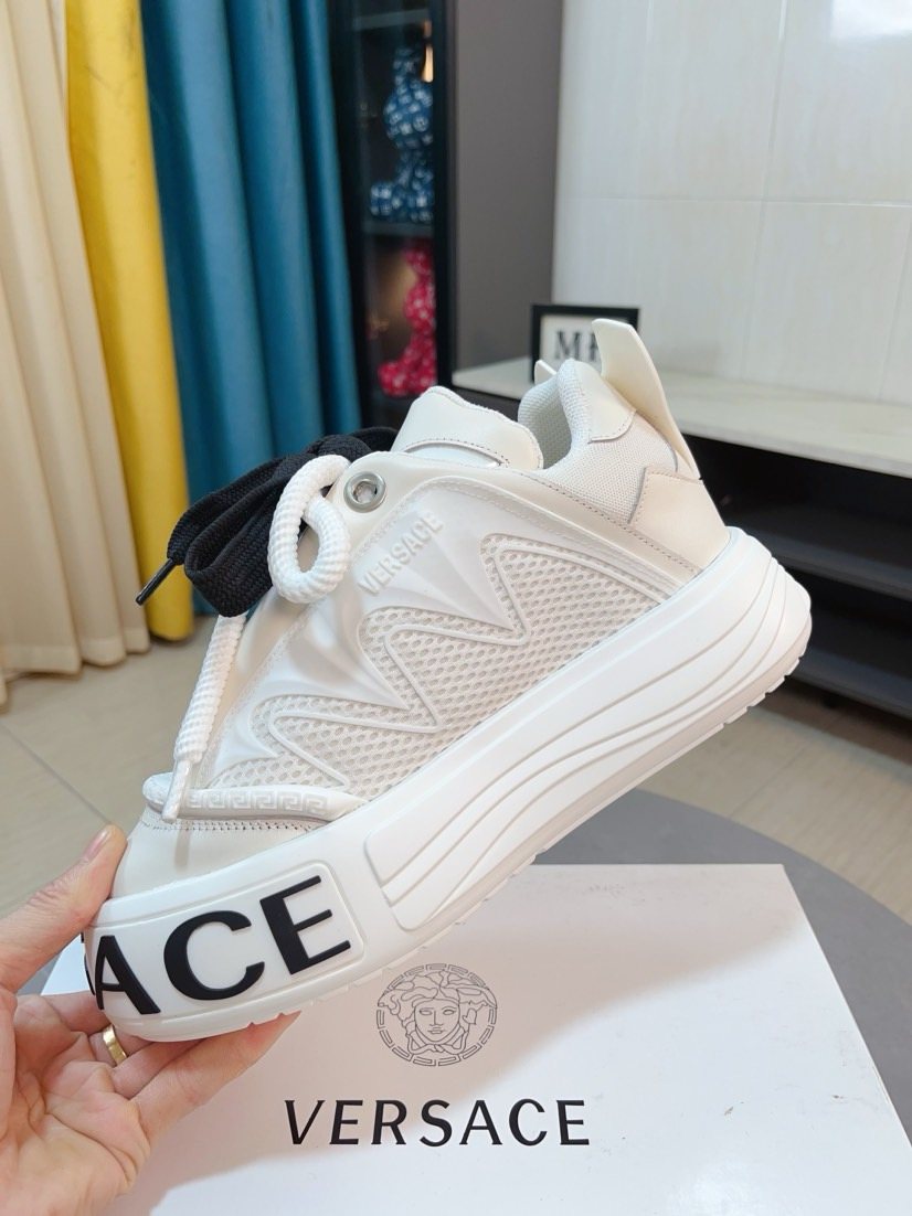 Versace Logo Sole Sneakers — side