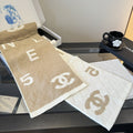Chanel Logo Motif Knit Scarf — hero