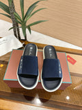 Loro Piana Wide-Strap Slide Sandals — hero