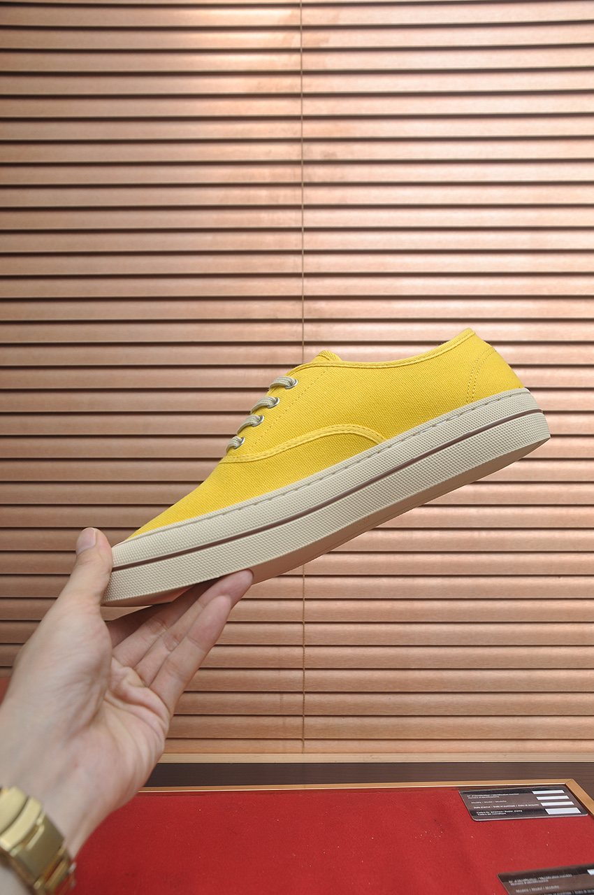 Loro Piana Low-Top Lace-Up Shoes — side