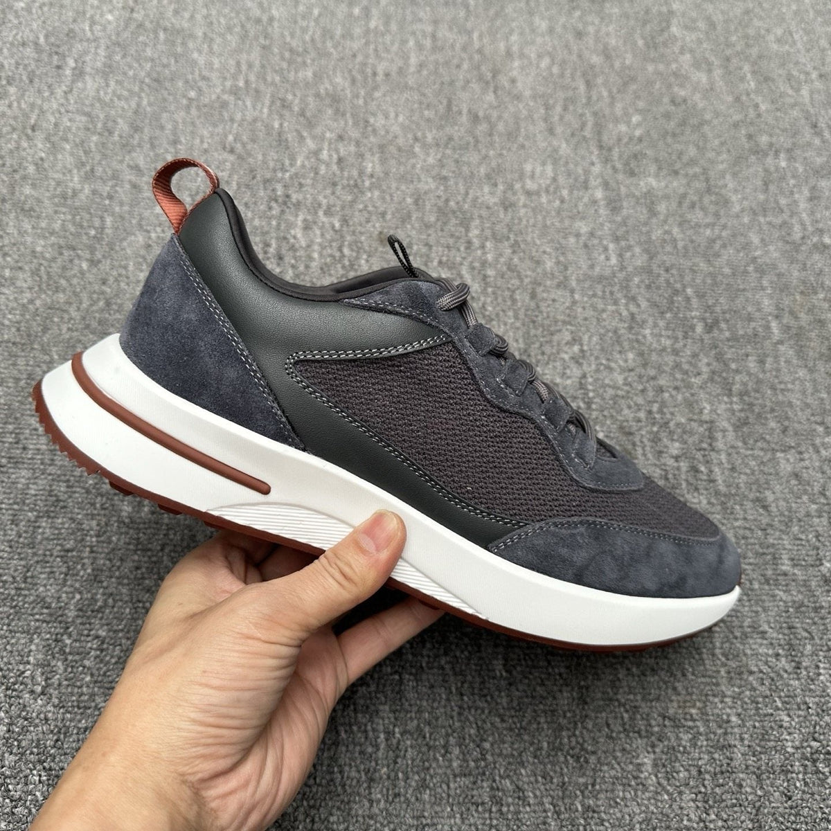 Loro Piana Mesh Low-Top Sneakers — side