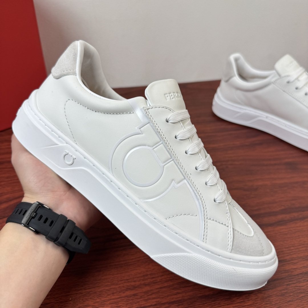 Ferragamo Low-Top Sneakers — side