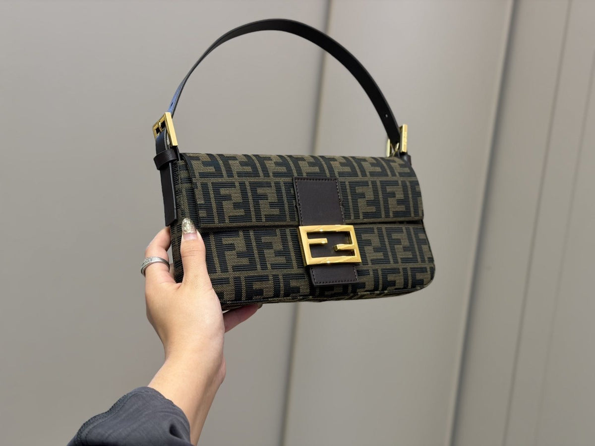 Fendi Monogram Flap Shoulder Bag — front