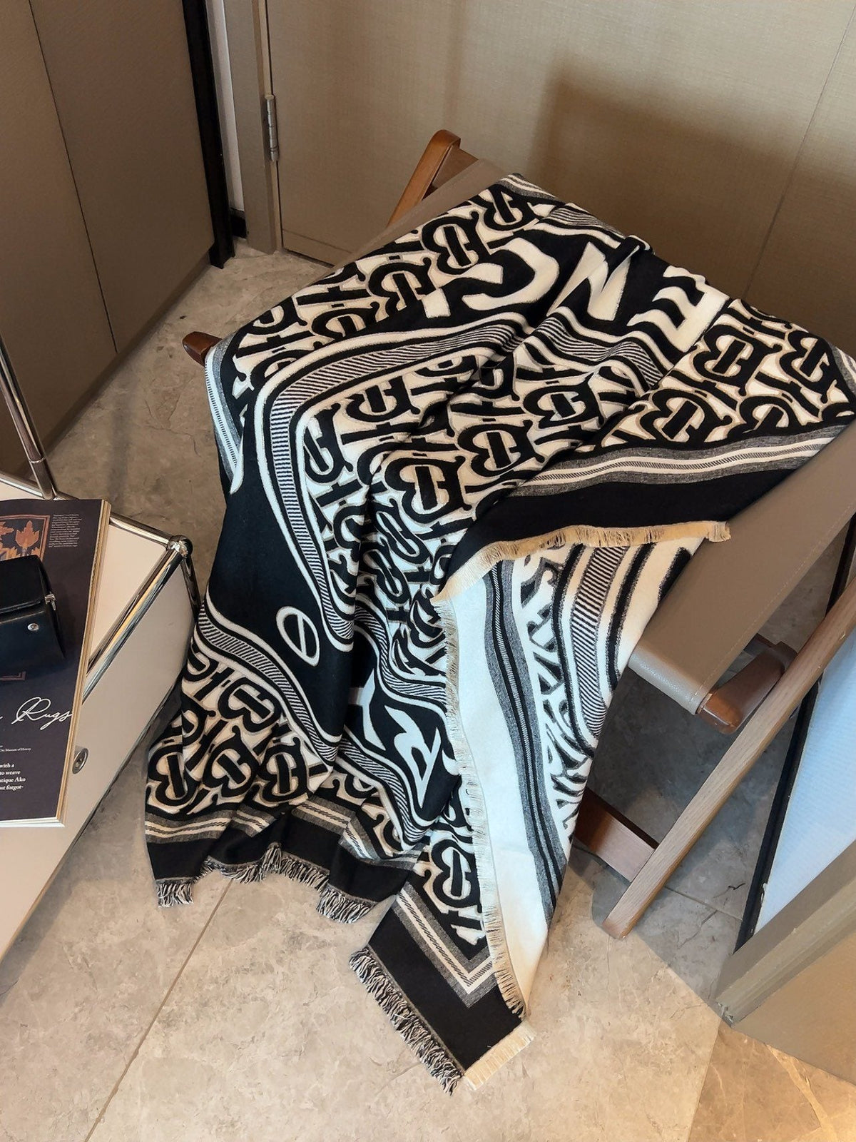 Burberry Graphic Square Scarf — front
